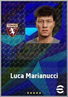 Luca Marianucci eFootball 2026 player card, 68 OVR CB