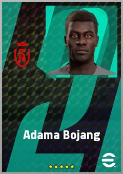 Adama Bojang eFootball 2026 player card, 66 OVR CF