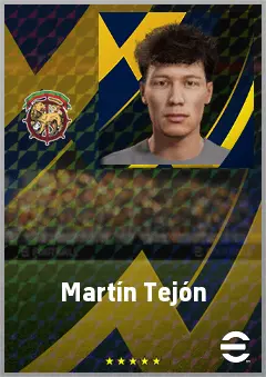 Martín Tejón eFootball 2026 player card, 70 OVR LWF