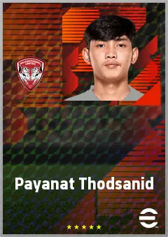 Payanat Thodsanid eFootball 2026 player card, 63 OVR AMF