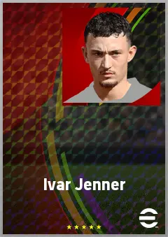 Ivar Jenner eFootball 2026 player card, 66 OVR DMF