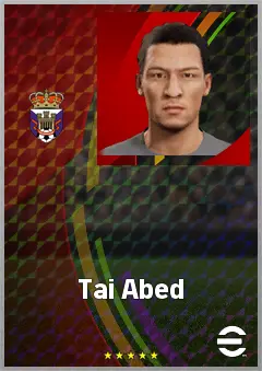 Tai Abed eFootball 2026 player card, 65 OVR RMF