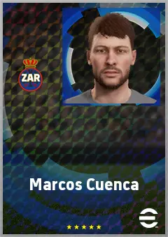 Marcos Cuenca eFootball 2026 player card, 66 OVR CF