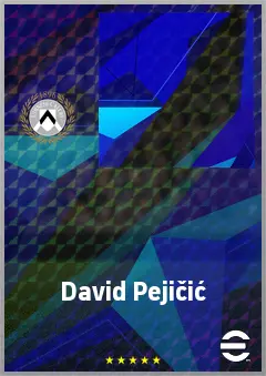 David Pejičić eFootball 2026 player card, 66 OVR AMF