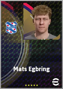 Mats Egbring eFootball 2026 player card, 65 OVR RB