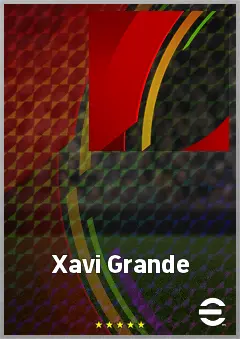 Xavi Grande eFootball 2026 player card, 69 OVR RB