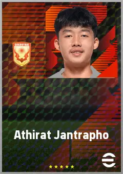Athirat Jantrapho eFootball 2026 player card, 63 OVR CMF