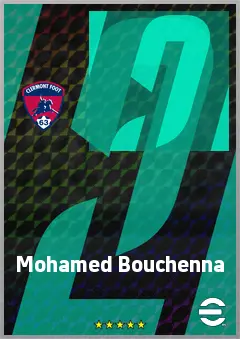 Mohamed Bouchenna eFootball 2026 player card, 63 OVR SS