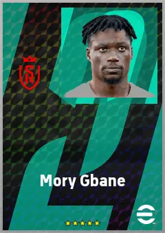 Mory Gbane eFootball 2026 player card, 70 OVR DMF