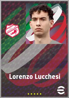 Lorenzo Lucchesi eFootball 2026 player card, 68 OVR CB