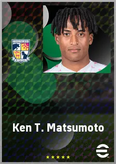 Matsumoto Ken T. eFootball 2026 player card, 62 OVR CF