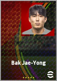 Bak Jae-Yong eFootball 2026 player card, 67 OVR CF