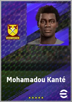 Mohamadou Kanté eFootball 2026 player card, 64 OVR CMF