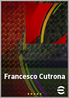 Francesco Cutrona eFootball 2026 player card, 63 OVR GK