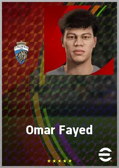Omar Fayed eFootball 2026 player card, 67 OVR CB