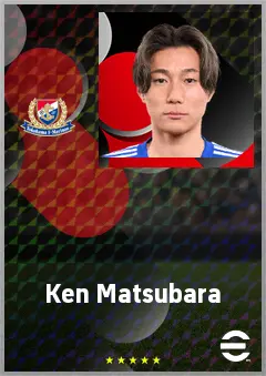 Matsubara Ken eFootball 2026 player card, 70 OVR RB