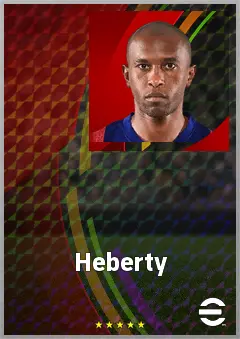 Heberty eFootball 2026 player card, 69 OVR SS