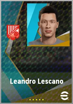 Leandro Lescano eFootball 2026 player card, 69 OVR LB