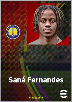 Saná Fernandes eFootball 2026 player card, 66 OVR LWF
