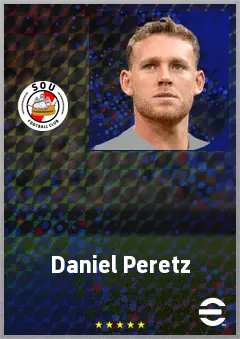 Daniel Peretz eFootball 2026 player card, 72 OVR GK
