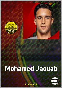 Mohamed Jaouab eFootball 2026 player card, 65 OVR CB