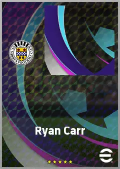 Ryan Carr eFootball 2026 player card, 64 OVR CMF