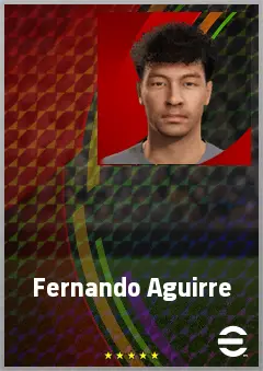 Fernando Aguirre eFootball 2026 player card, 62 OVR GK