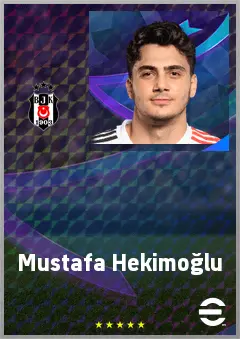 Mustafa Hekimoğlu eFootball 2026 player card, 67 OVR CF
