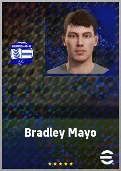 Bradley Mayo eFootball 2026 player card, 61 OVR GK