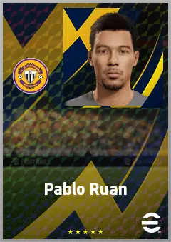Pablo Ruan eFootball 2026 player card, 65 OVR RWF
