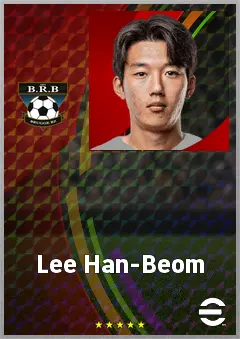 Lee Han-Beom eFootball 2026 player card, 72 OVR CB