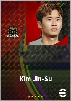 Kim Jin-Su eFootball 2026 player card, 70 OVR LB