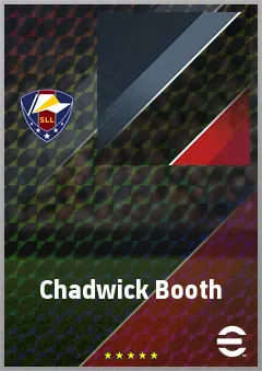 Chadwick Booth eFootball 2026 player card, 69 OVR CMF