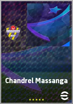 Chandrel Massanga eFootball 2026 player card, 66 OVR CMF