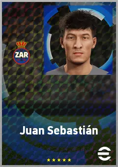 Juan Sebastián eFootball 2026 player card, 65 OVR RB
