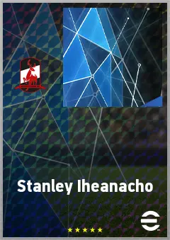 Stanley Iheanacho eFootball 2026 player card, 64 OVR CF