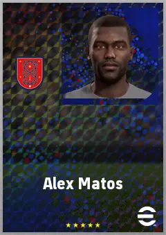 Alex Matos eFootball 2026 player card, 69 OVR CMF