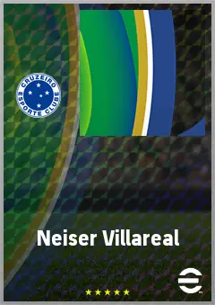 Neiser Villareal eFootball 2026 player card, 68 OVR CF