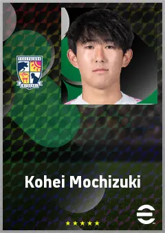 Mochizuki Kohei eFootball 2026 player card, 60 OVR AMF