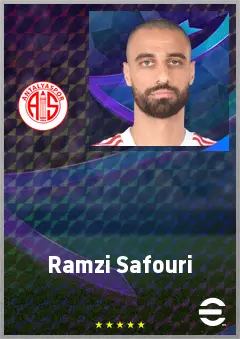 Ramzi Safouri eFootball 2026 player card, 69 OVR AMF