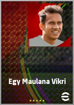 Egy Maulana Vikri eFootball 2026 player card, 67 OVR RWF