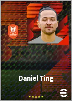Daniel Ting eFootball 2026 player card, 65 OVR LB