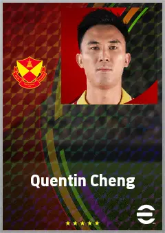 Quentin Cheng eFootball 2026 player card, 70 OVR RB