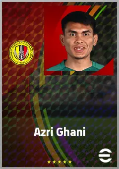 Azri Ghani eFootball 2026 player card, 65 OVR GK