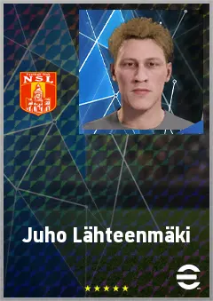 Juho Lähteenmäki eFootball 2026 player card, 69 OVR LB