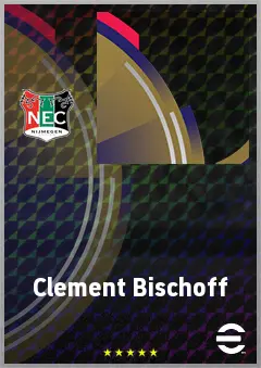 Clement Bischoff eFootball 2026 player card, 69 OVR LWF