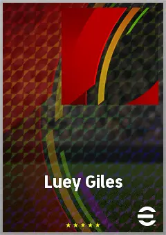 Luey Giles eFootball 2026 player card, 62 OVR LB