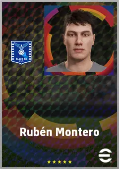 Rubén Montero eFootball 2026 player card, 64 OVR GK