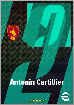 Antonin Cartillier eFootball 2026 player card, 64 OVR LB