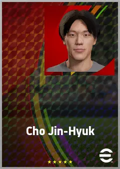 Cho Jin-Hyuk eFootball 2026 player card, 61 OVR LWF